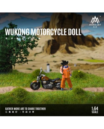 (預訂 Pre-order) MoreArt 1/64 WUKONG MOTORCYCLE DOLL MO222060