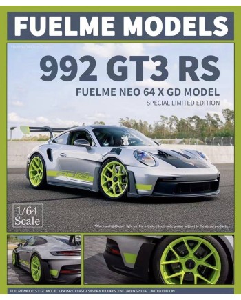 (預訂 Pre-order) Fuelme model 1:64 Porsche 992 GT3 RS (Resin car model) 限量299台