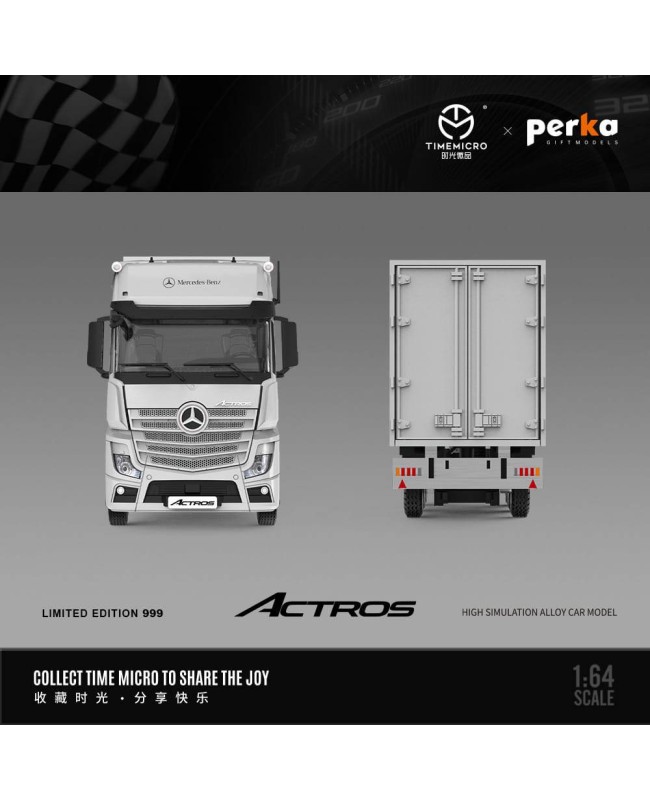 (預訂 Pre-order) TimeMicro & Perka 1/64 Mercedes-Benz Actros container truck (Diecast car model) 限量999台 #68 livery TM646705