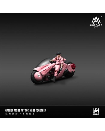 (預訂 Pre-order) MoreArt 1/64 AKIRA RESIN MOTORCYCLE FIGURE Pink pig MO222061