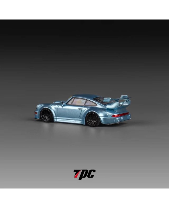 (預訂 Pre-order) TPC 1/64 RWB964 冰藍 黑輪 (Diecast car model) 限量500台