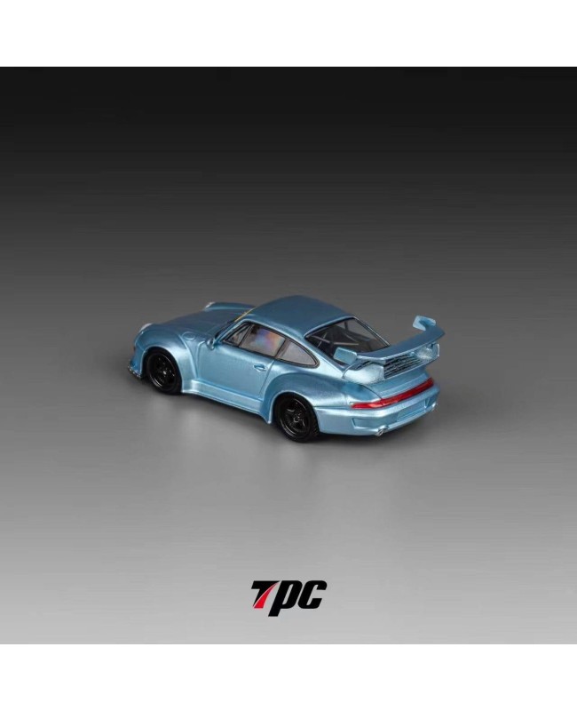 (預訂 Pre-order) TPC 1/64 RWB993 冰藍 黑輪 (Diecast car model) 限量500台