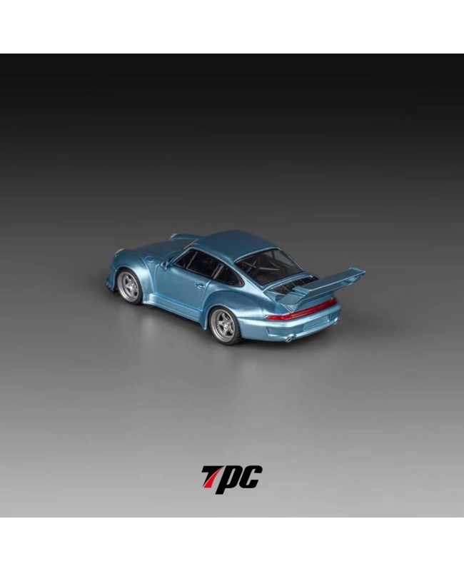 (預訂 Pre-order) TPC 1/64 RWB993 冰藍 銀輪 (Diecast car model) 限量500台