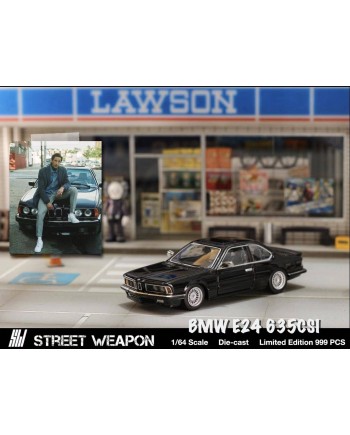 (預訂 Pre-order) Street Weapon 1:64 635 CSI Black (限量699台) (Diecast car model)