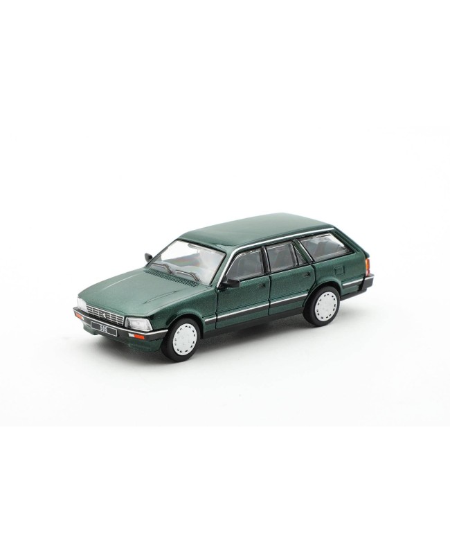 (預訂 Pre-order) DCT 1/64 Peugeot 505SW (LHD) (Diecast car model) LL-014-107 Dark green