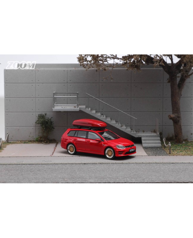 (預訂 Pre-order) ZOOM 1:64 7代旅行版 (附送多樣配件) (Diecast car model) 限量499台 Red