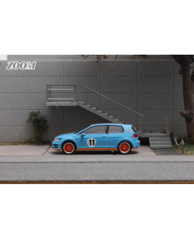 (預訂 Pre-order) ZOOM 1:64 小鋼炮7R (Diecast car model) 限量499台 Gulf