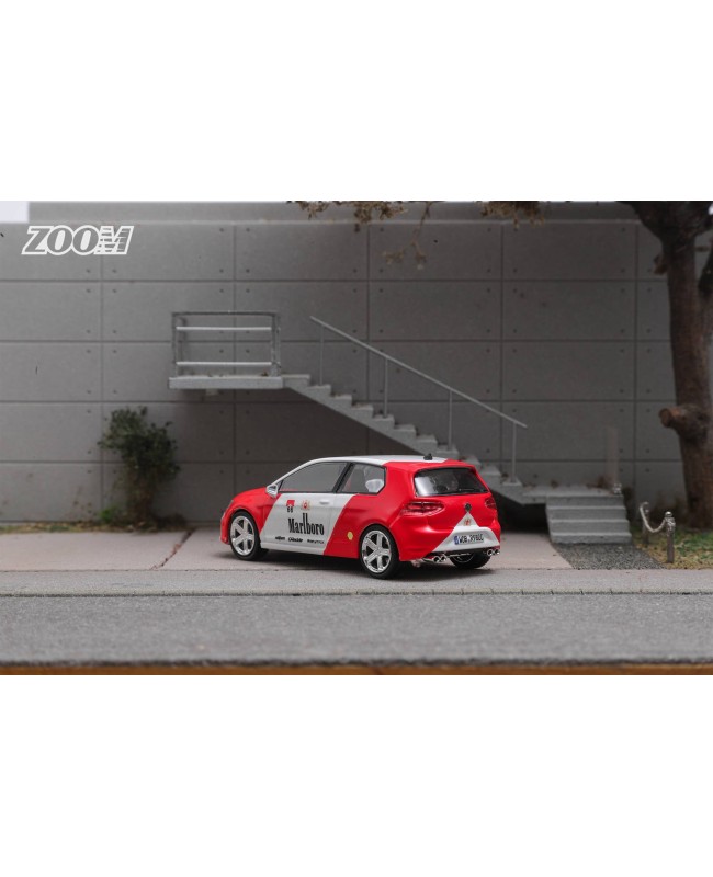 (預訂 Pre-order) ZOOM 1:64 小鋼炮7R (Diecast car model) 限量499台 Martini