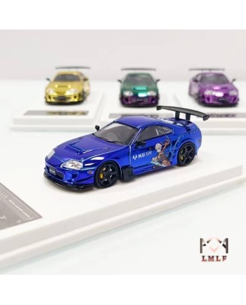 (預訂 Pre-order) LMLF 1/64 Toyota Supra A80Z Chormed color (Diecast car model) Chorme Blue
