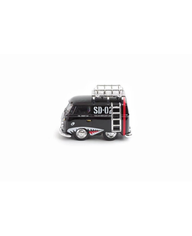 (預訂 Pre-order) HY Model 1/64 1960 VW Bus (Diecast car model) 限量299台 Black Shark 標準版