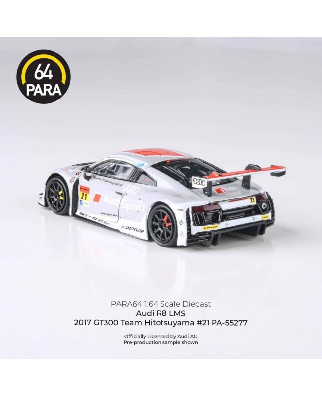 (預訂 Pre-order) Para64 1/64 PA-55277 Audi R8 LMS 2017 GT300 Team Hitotsuyama #21 (Diecast car model)