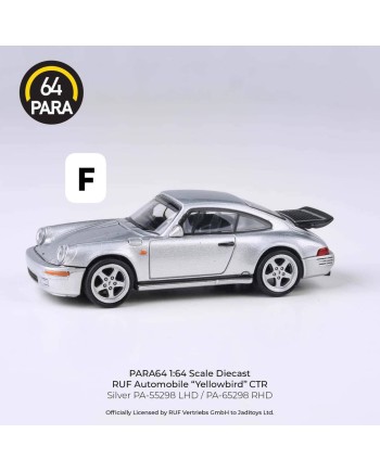 (預訂 Pre-order) Para64 1/64 PA-65298 1987 RUF CTR Yellowbird Silver (Diecast car model)