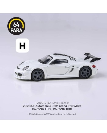 (預訂 Pre-order) Para64 1/64 PA-65387 2012 RUF CTR3 Clubsport Grand Prix White (Diecast car model)