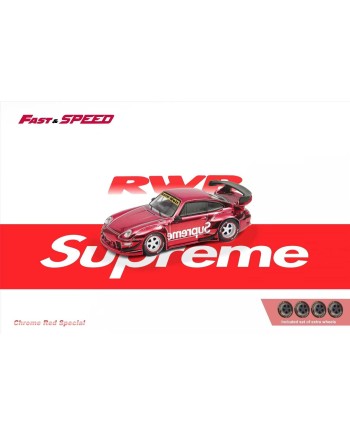 (預訂 Pre-order) Fast Speed FS 1:64 Rauh-Welt RWB993 GT (Diecast car model) Chrome Red Supreme 限量999台