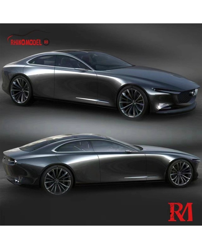 (預訂 Pre-order) Rhino Model RM 1:64 MAZDA RX-VISION (Diecast car model) 限量799台 Metal gray