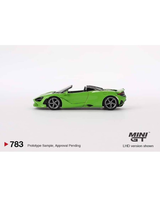 (預訂 Pre-order) MiniGT 1/64 MGT00783-R McLaren 750S Spider Mantis Green (Diecast car model)