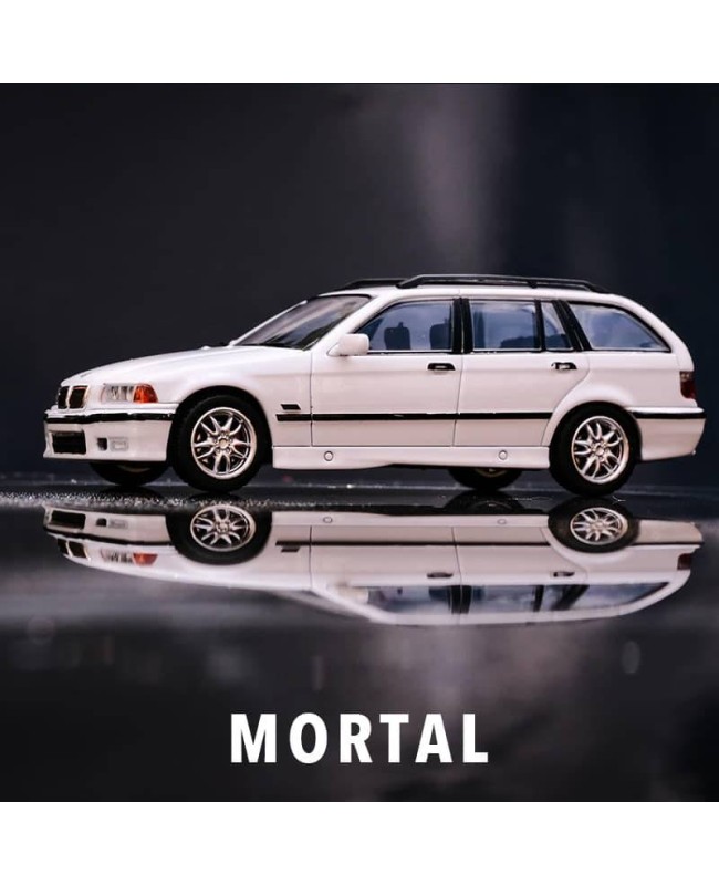 (預訂 Pre-order) Mortal 1/64 BMW E36 TOURING (Diecast car model) White 普通版