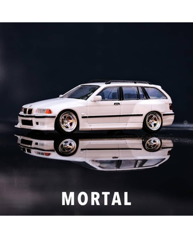(預訂 Pre-order) Mortal 1/64 BMW E36 TOURING (Diecast car model) White 低趴版