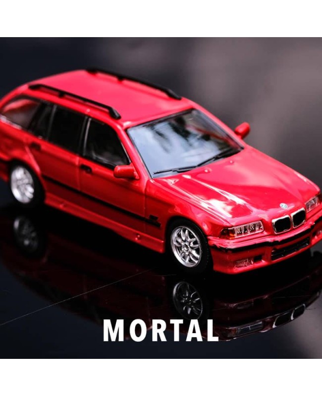 (預訂 Pre-order) Mortal 1/64 BMW E36 TOURING (Diecast car model) Red 普通版