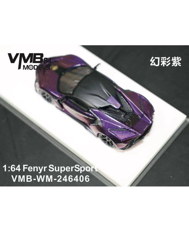 (預訂 Pre-order) VMB 1/64 W Motors Fenyr Symphony Purple (Resin car model) 限量399台