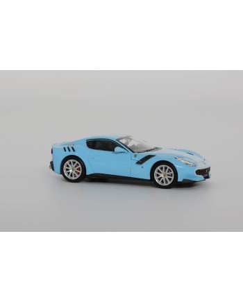 (預訂 Pre-order) Little Toy 1/64  F12 TDF (Diecast car model) 限量499台 Baby blue with white stripe