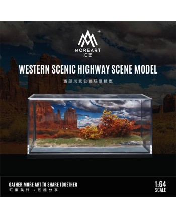 (預訂 Pre-order) MoreArt 1/64 Western Scenic Highway Scene Model