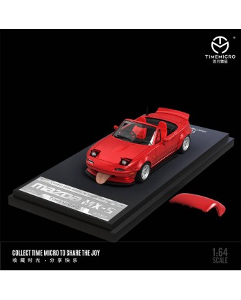 (預訂 Pre-order) TimeMicro 1:64 Mazda MX5 (Diecast car model) 限量999台 Metallic Red  TM646901 普通版