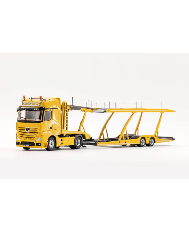 (預訂 Pre-order) GCD 1/64 Benz Truck Deck Trailer (Diecast car model) KS-069-402 Yellow