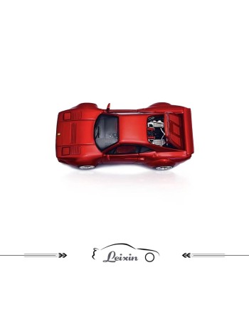 (預訂 Pre-order) LX Model 1/64 Ferrari 288 GTO KS (Diecast car model) 限量999台 Metallic red