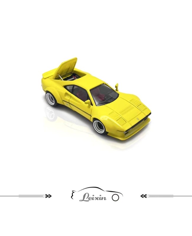(預訂 Pre-order) LX Model 1/64 Ferrari 288 GTO KS (Diecast car model) 限量999台 Yellow
