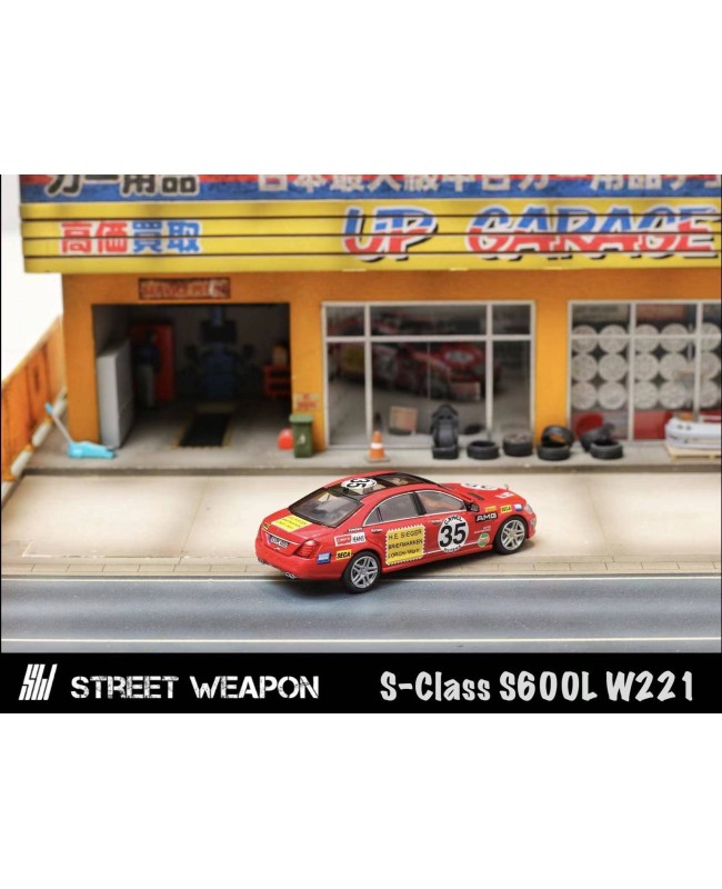 (預訂 Pre-order) SW 1/64 Benz S-Class S600L W221 Red Pig (Diecast car model) 限量700台