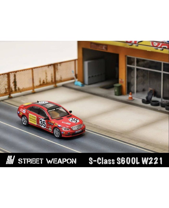 (預訂 Pre-order) SW 1/64 Benz S-Class S600L W221 Red Pig (Diecast car model) 限量700台