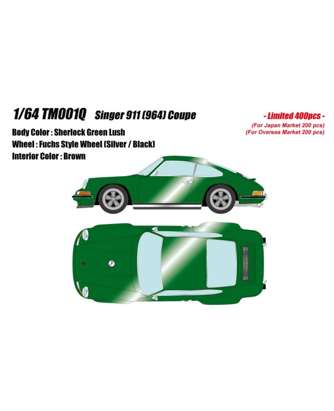 (預訂 Pre-order) Make Up 1/64 Singer 911 (964) Coupe (Resin car model)