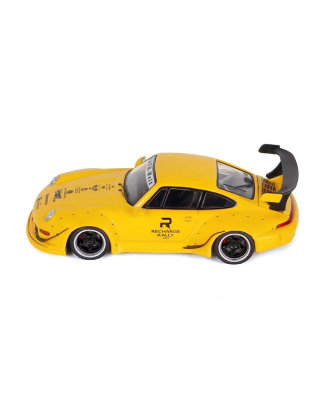 (預訂 Pre-order) XF 1/64 Porsche RWB993 (Diecast car model) 限量499台 Yellow