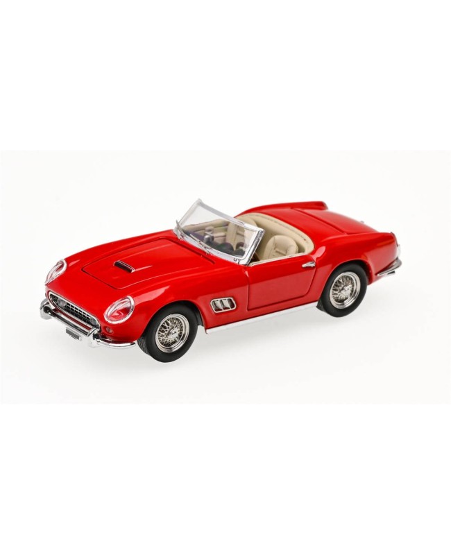 (預訂 Pre-order) GFCC 1/64 1960 Ferrari 250GT California (Diecast car model) Red (Khaki Interior)