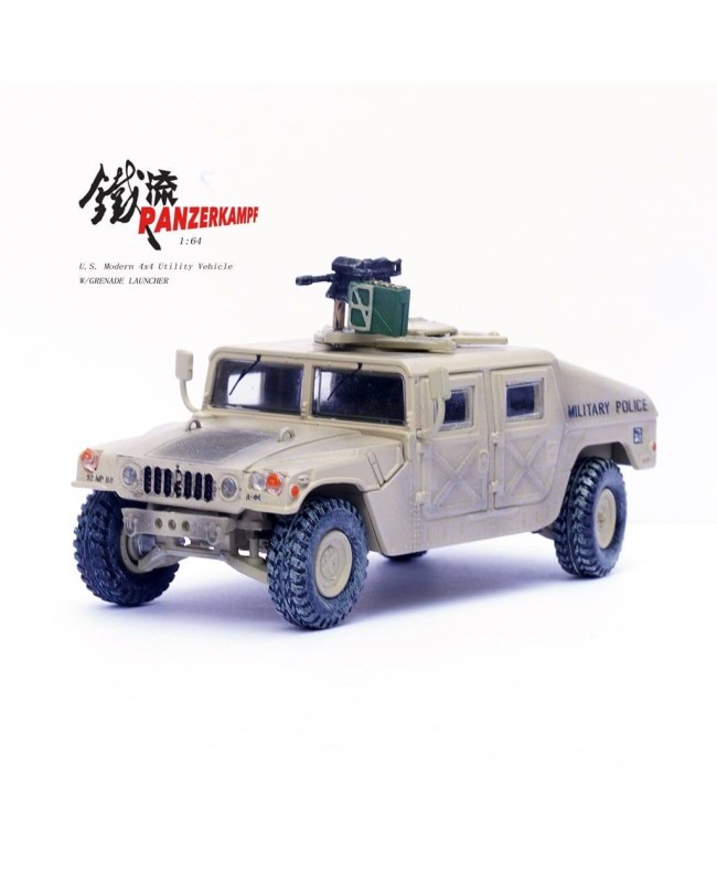 (預訂 Pre-order) Panzerkampf 1/64 M998 Hummer with grenade launcher (Diecast car model)