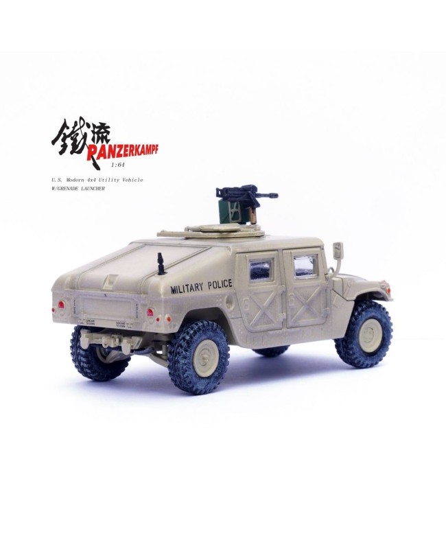 (預訂 Pre-order) Panzerkampf 1/64 M998 Hummer with grenade launcher (Diecast car model)