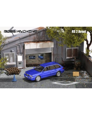 (預訂 Pre-order) Boss Machine BM 1/64 RS2 Avant B4 1994 (Diecast car model) 限量999台 Blue