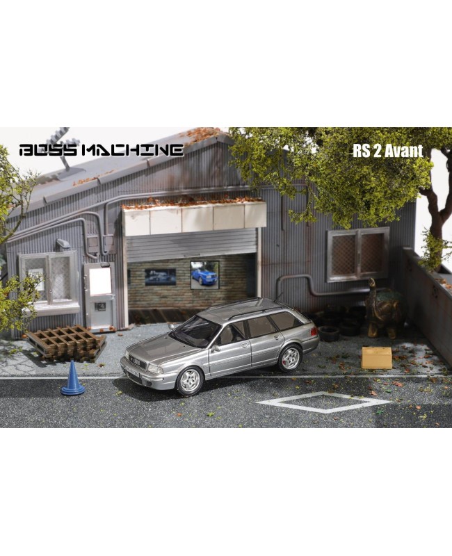 (預訂 Pre-order) Boss Machine BM 1/64 RS2 Avant B4 1994 (Diecast car model) 限量999台 Silver