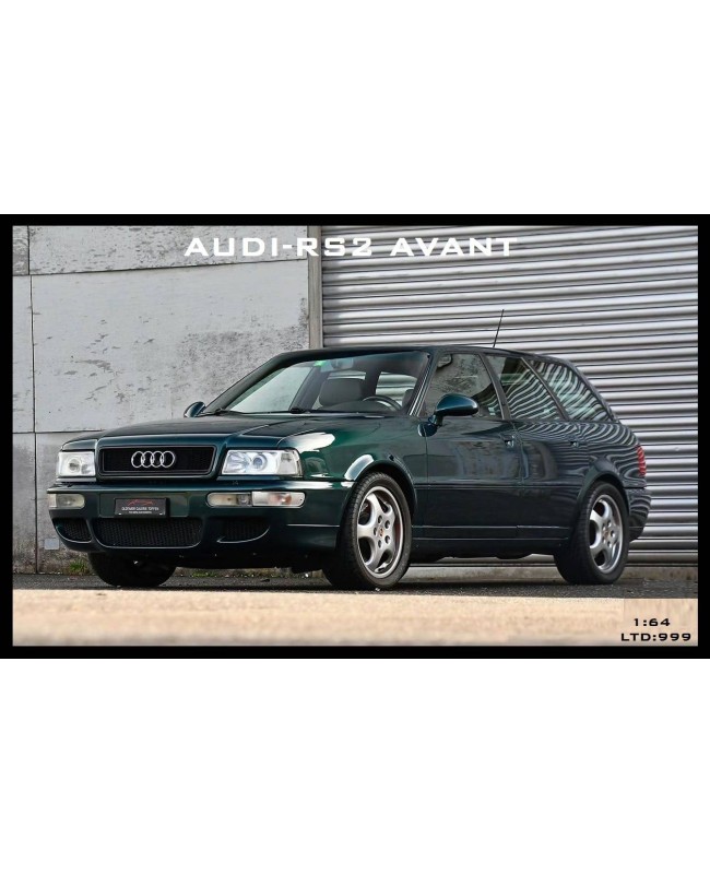(預訂 Pre-order) Top Models 1/64 Audi RS2 Avant (Diecast car model) 限量999台 Black