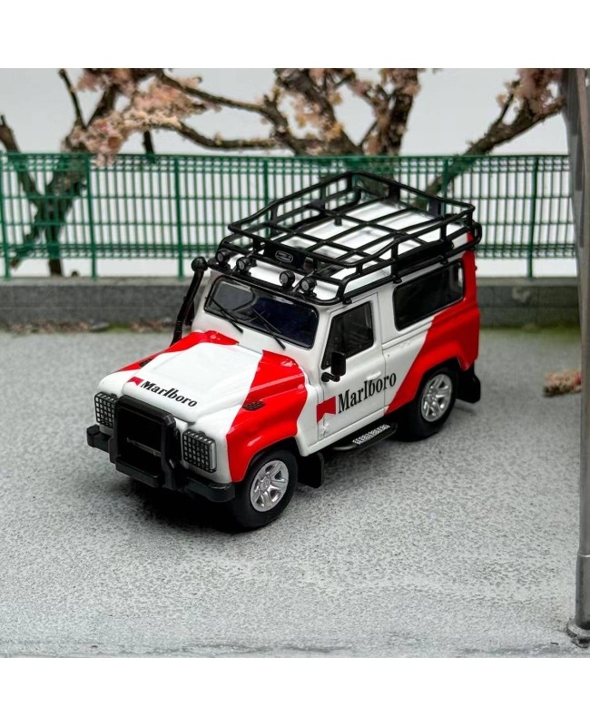 (預訂 Pre-order) Master 1/64 Land Rover Defender 90 Accessories Version (Diecast car model) Marlboro