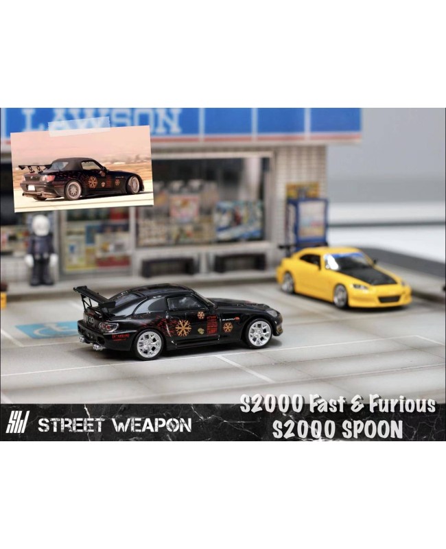 (預訂 Pre-order) SW 1/64 S2000 Fast & Furious black Johnny chen car (Diecast car model) 限量299台
