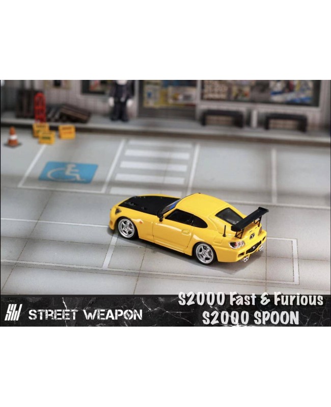 (預訂 Pre-order) SW 1/64 S2000 SPOON Yellow (Diecast car model) 限量299台