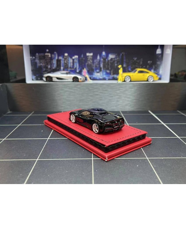 (預訂 Pre-order) ART 1/64 Ferrari SF90 Gloss Black (Resin car model) 限量199台 Gloss Black  Hardtop