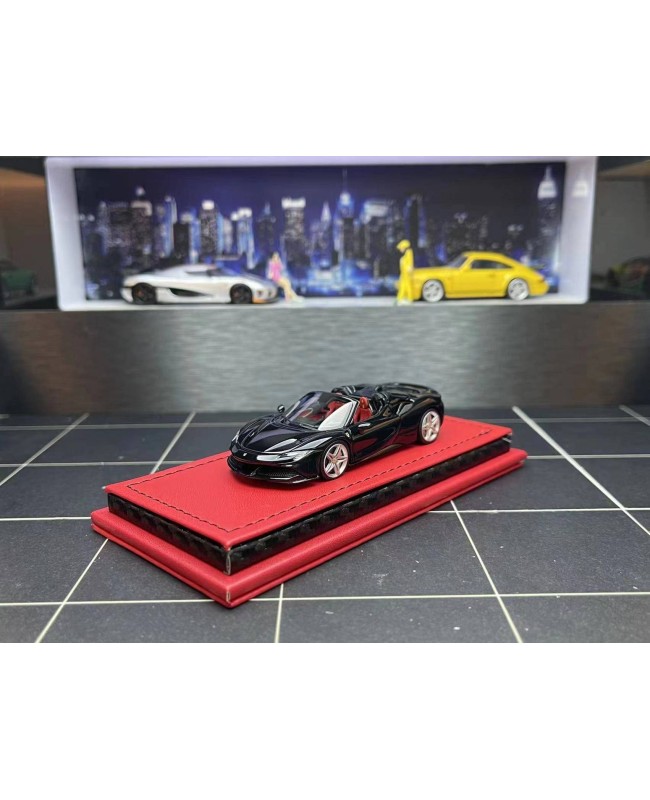 (預訂 Pre-order) ART 1/64 Ferrari SF90 Gloss Black (Resin car model) 限量199台 Gloss Black Convertible