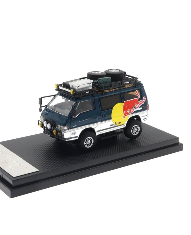 (預訂 Pre-order) Autobots Models 1:64 Delica Star Wagon, 4x4 off-road modified version (Diecast car model) 限量399台 Red Bull