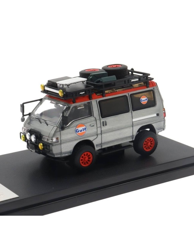 (預訂 Pre-order) Autobots Models 1:64 Delica Star Wagon, 4x4 off-road modified version (Diecast car model) 限量399台 Gulf varnish version