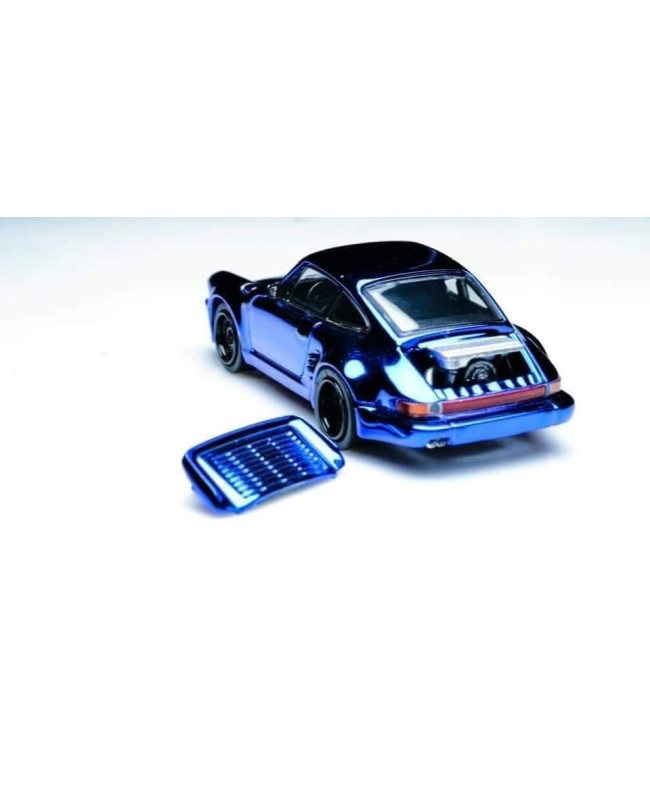 (預訂 Pre-order) Mortal 1/64 Porsche 930 Black bird (Diecast car model) 限量399台 電鍍藍