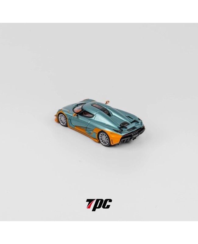 (預訂 Pre-order) TPC 1/64 Regera Ice Blue with orange (Diecast car model) 限量500台