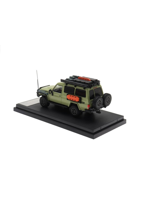(預訂 Pre-order) Autobots Models 1/64 Land Cruiser J70 off-road (Diecast car model) 限量499台 Grass green